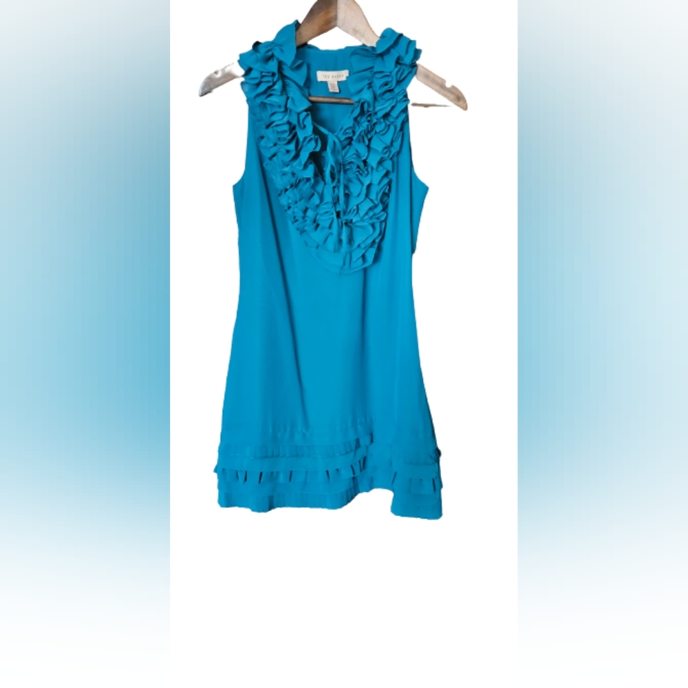 *Ted Baker Sleeveless Ruffle Dress
